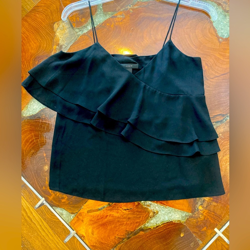 J Crew black blouse